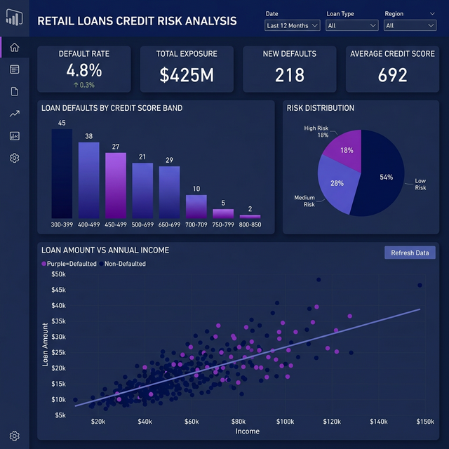 Credit Risk Analysis Dashboard
