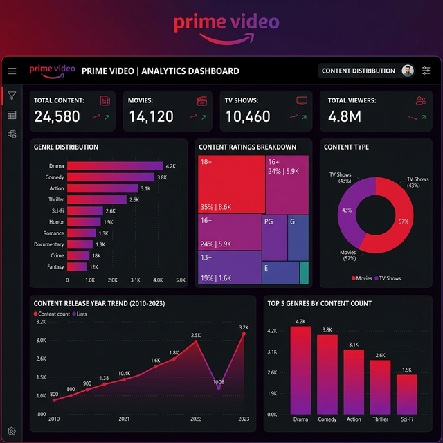 Prime Video Analytics Dashboard
